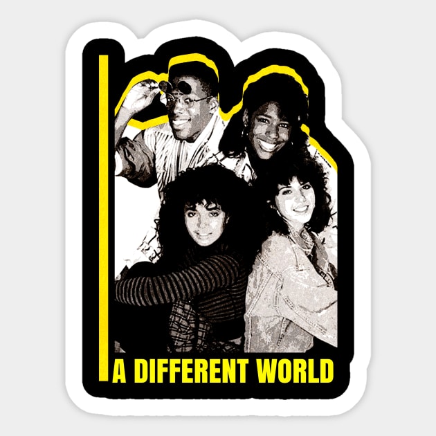 a different world Sticker by Collage Collective Berlin